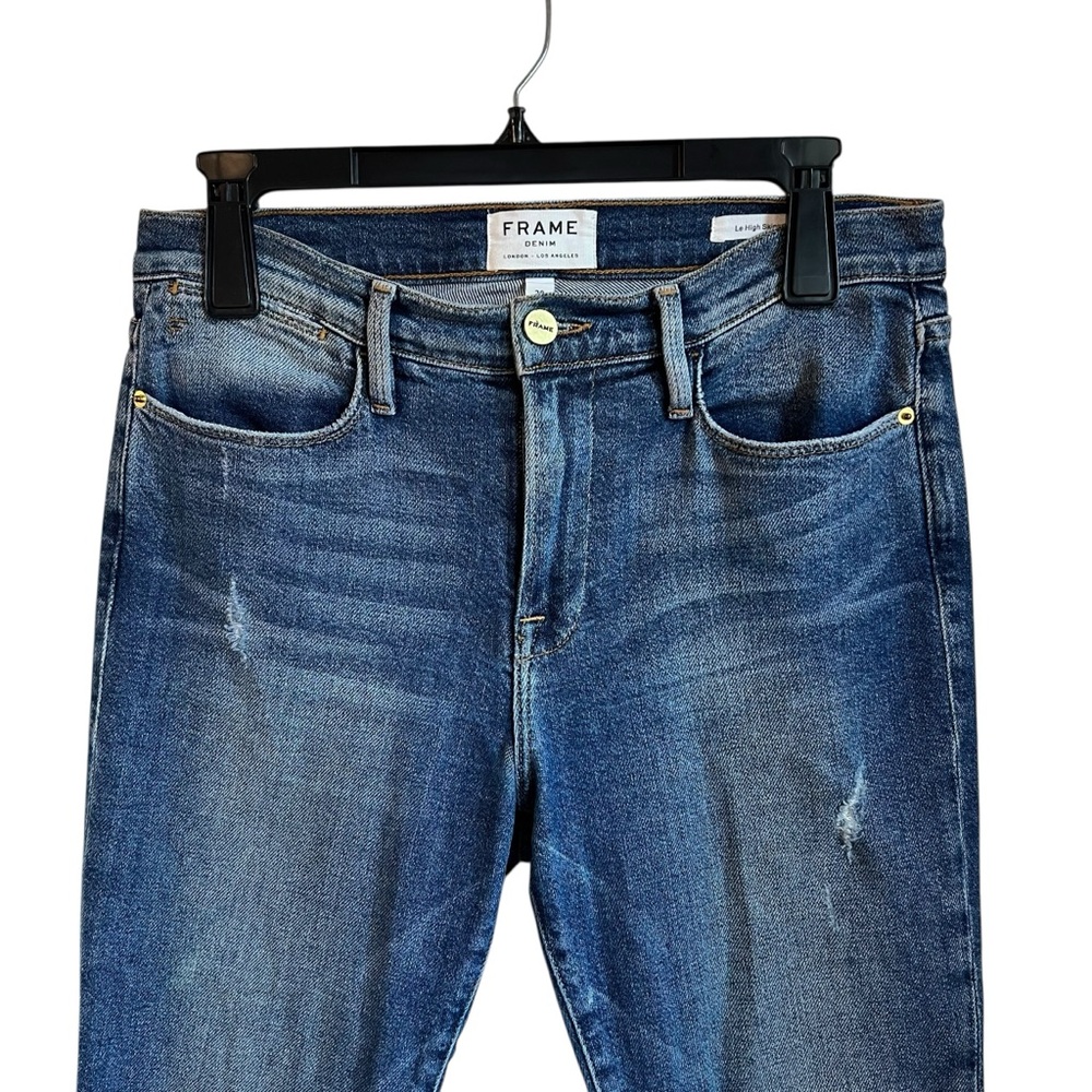 FRAME Le High Skinny Jeans Size 28 - Picture 6 of 7